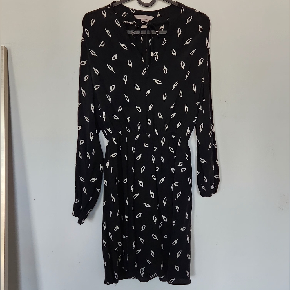 Black Patterned Dress
